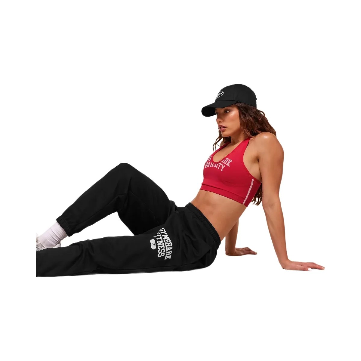 Gymshark Campus Graphic Oversized Jogger - Black - HypeFly India View 5