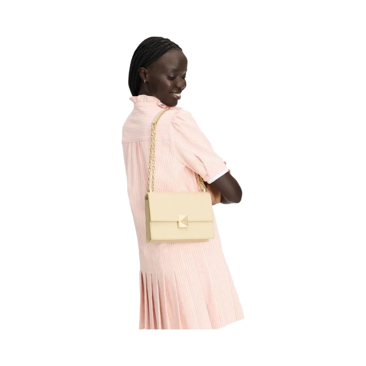 Kate Spade Deco Chain Shoulder Bag Sweet Cream - HypeFly India View 3