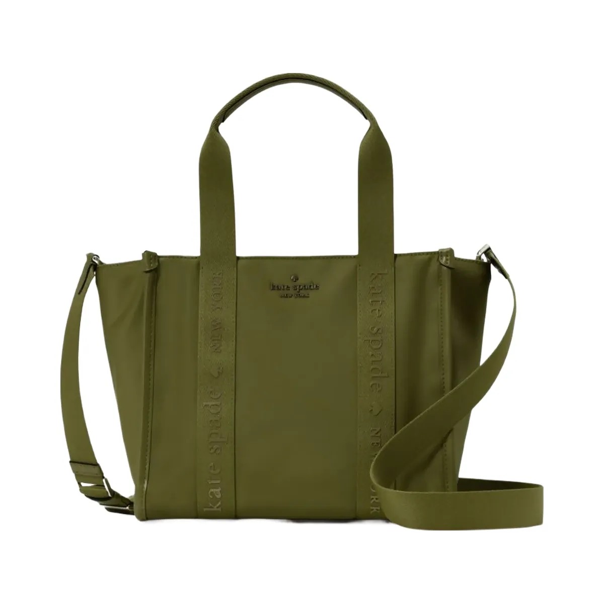 Kate Spade Kip Nylon Small Tote Enchanted Green - HypeFly India View 1