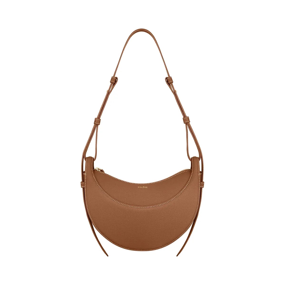 Polene Numero Dix Textured Camel - HypeFly India View 1