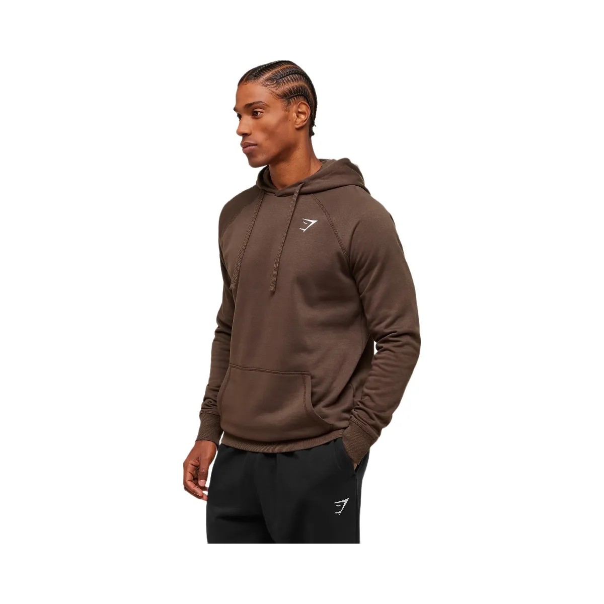 Gymshark Crest Hoodie - Archive Brown - HypeFly India View 3