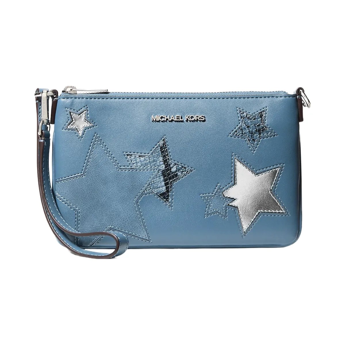 Michael Kors Jet Set Small Printed Wristlet Cornflower - HypeFly India View 1