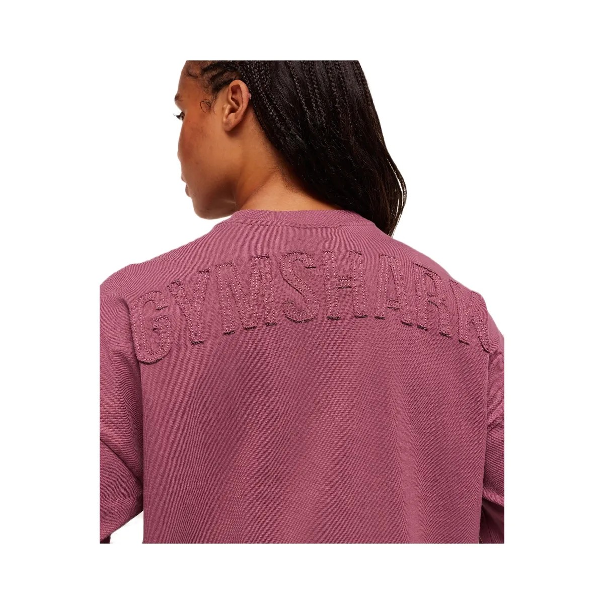 Gymshark Power Washed Oversized T-Shirt - Reset Pink/Acid Wash Small Ball - HypeFly India View 4