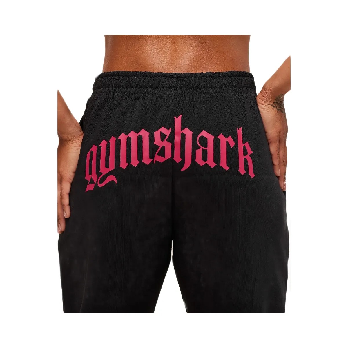 Gymshark Strength Department Joggers - Black - HypeFly India View 3
