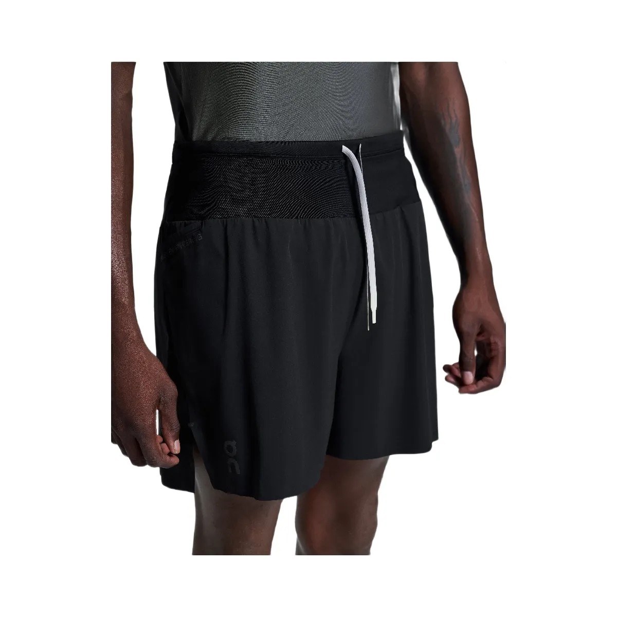 On Ultra Shorts Black | Black - HypeFly India View 4