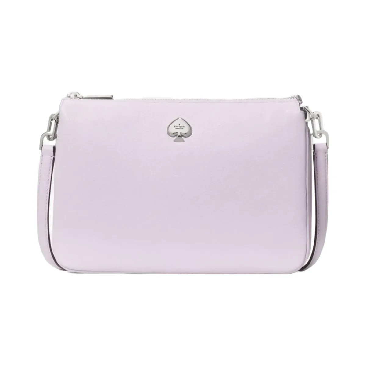 Kate Spade Kayla Small Triple Compartment Crossbody Light Frozen Lilac - HypeFly India View 1