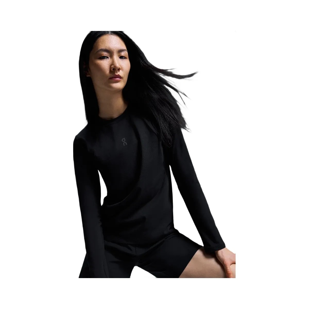 On Trek Long-T Black - HypeFly India View 4