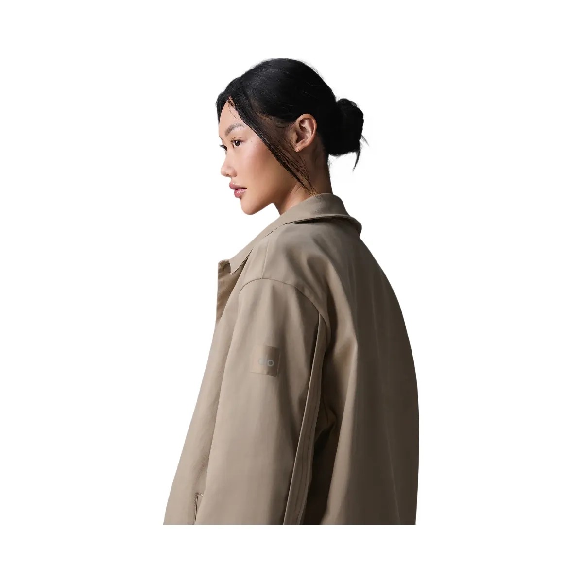 Alo Women's Edition Sueded Jacket - Gravel - HypeFly India View 2