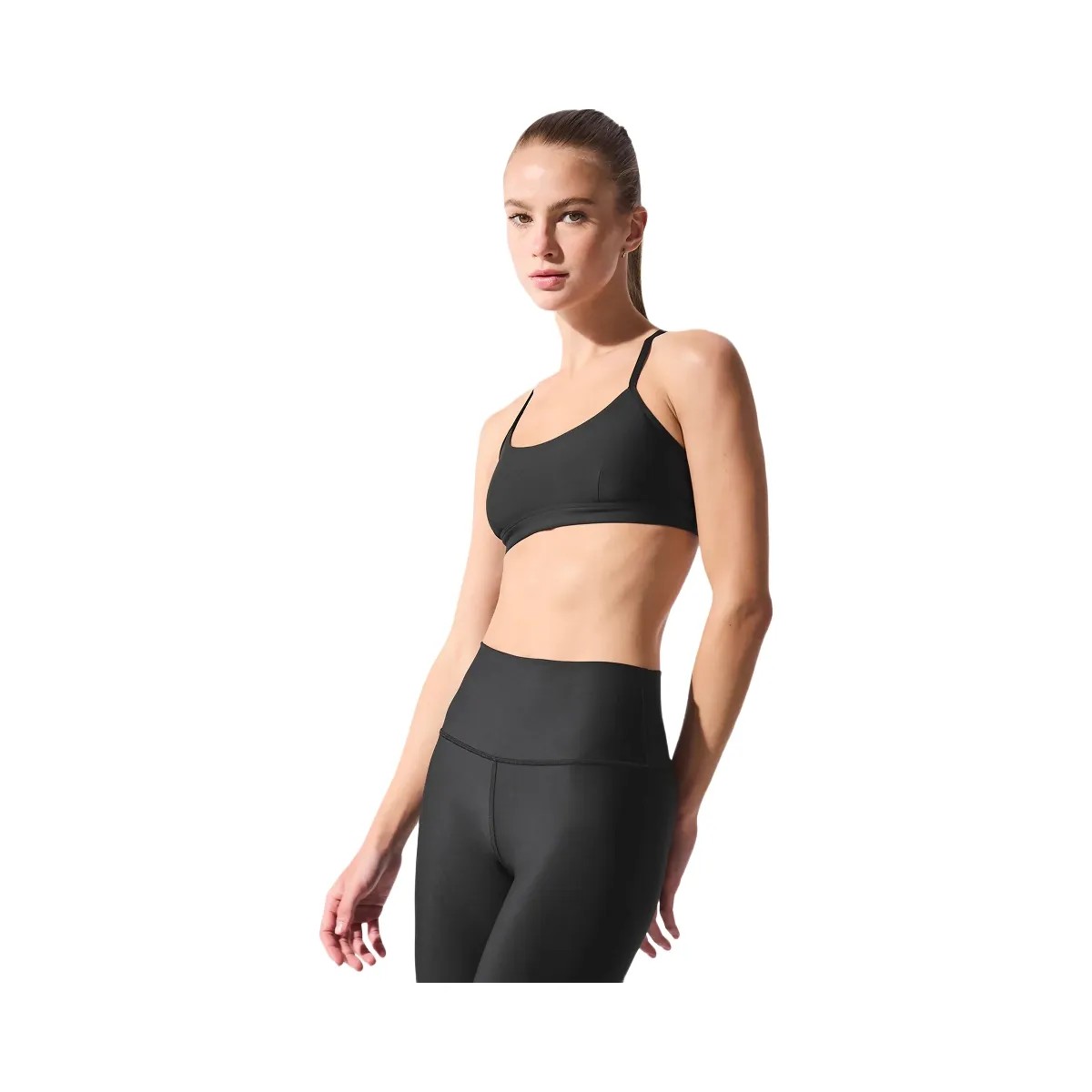 Alo Women's Airlift Intrigue Bra - Black - HypeFly India View 4