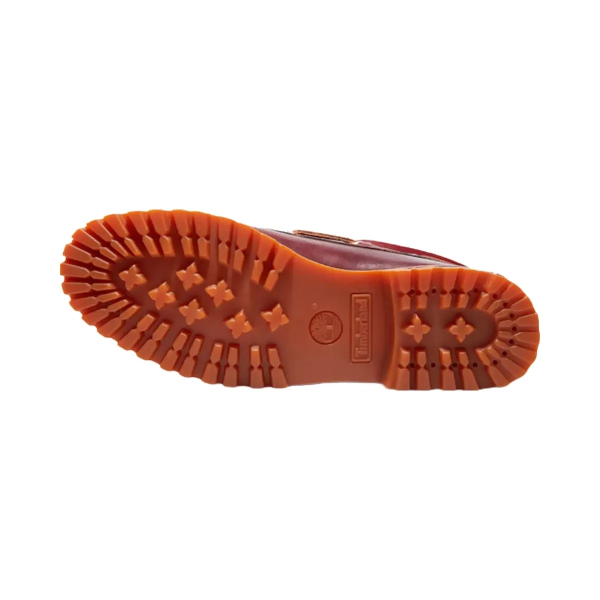 Timberland Authentic 3-Eye Lug Handsewn Boat Shoe Burgundy Men'S - HypeFly India View 6