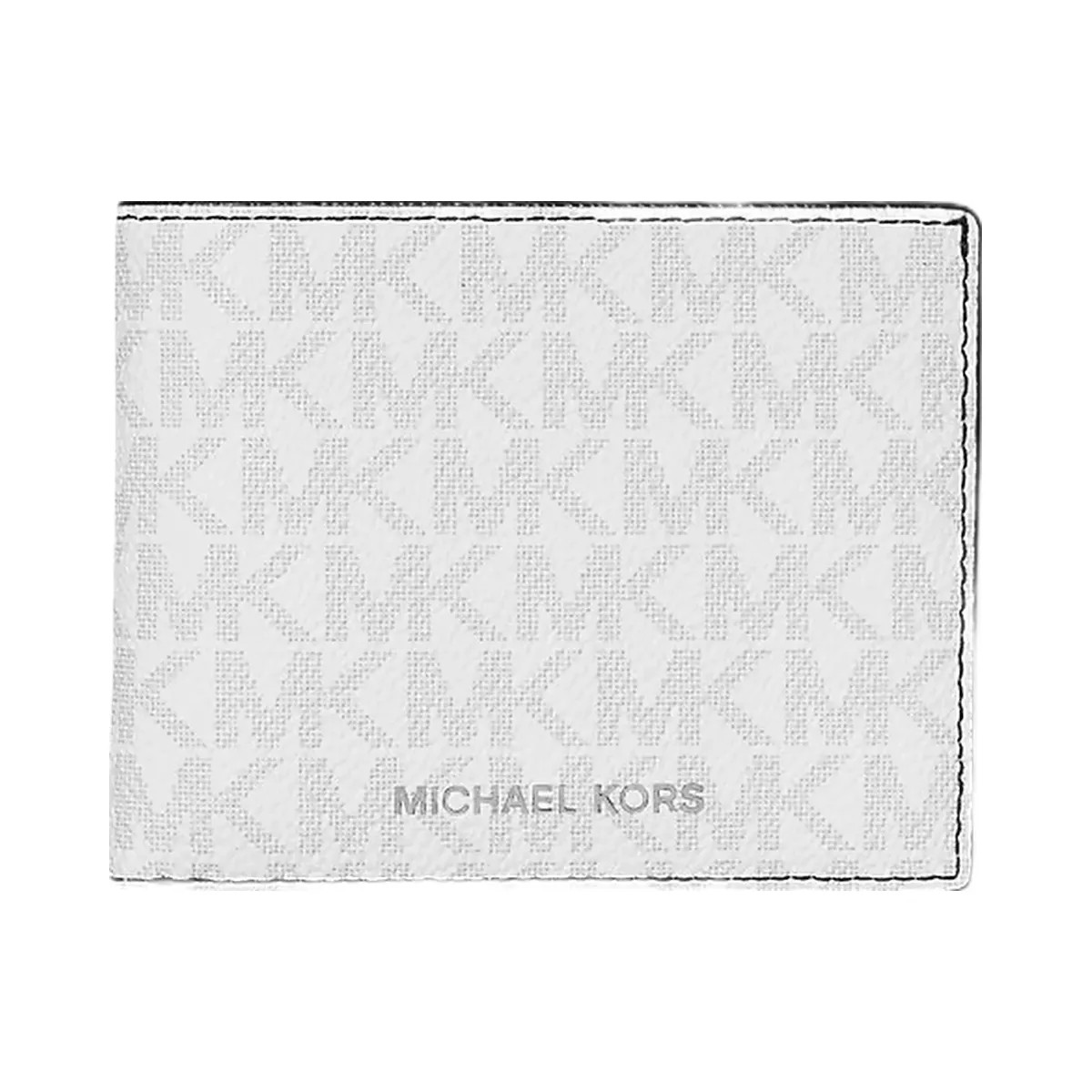 Michael Kors Logo Wallet Bright White - HypeFly India View 1
