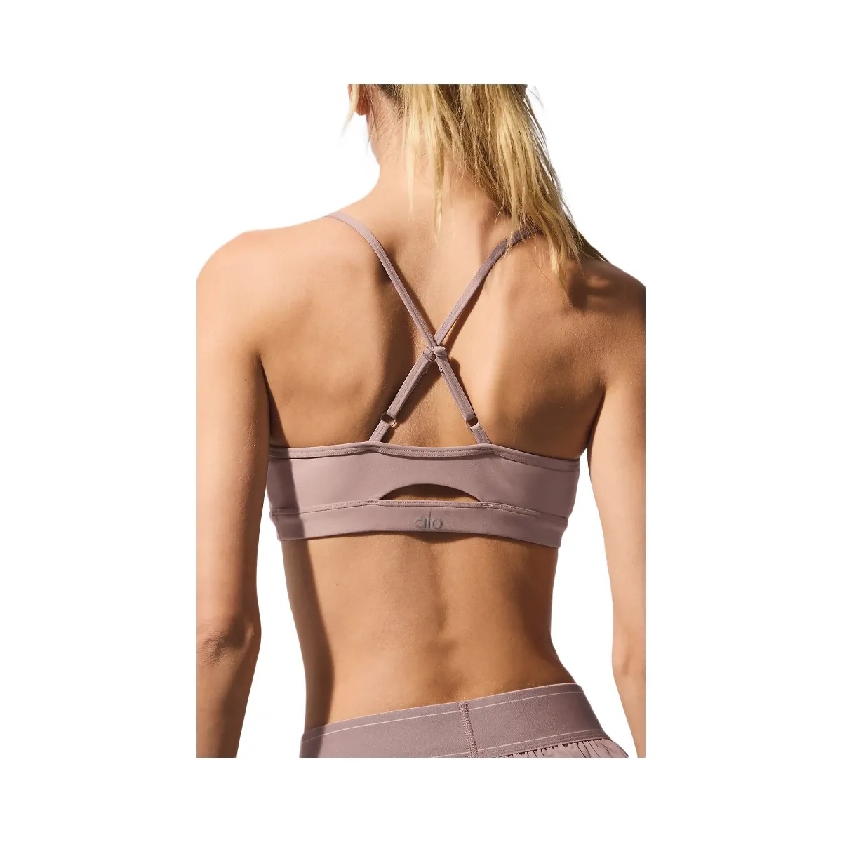 Alo Women's Airlift Intrigue Bra - Taupe - HypeFly India View 2