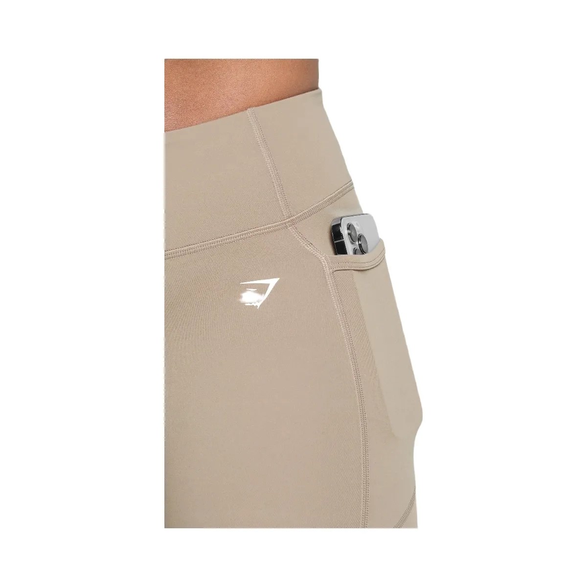 Gymshark Lifting Pocket Leggings - Lifestyle Brown - HypeFly India View 5