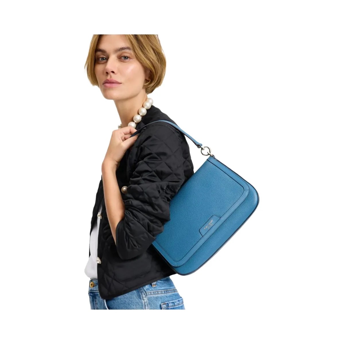 Kate Spade Hudson Convertible Flap Shoulder Bag Back To School Blues - HypeFly India View 2