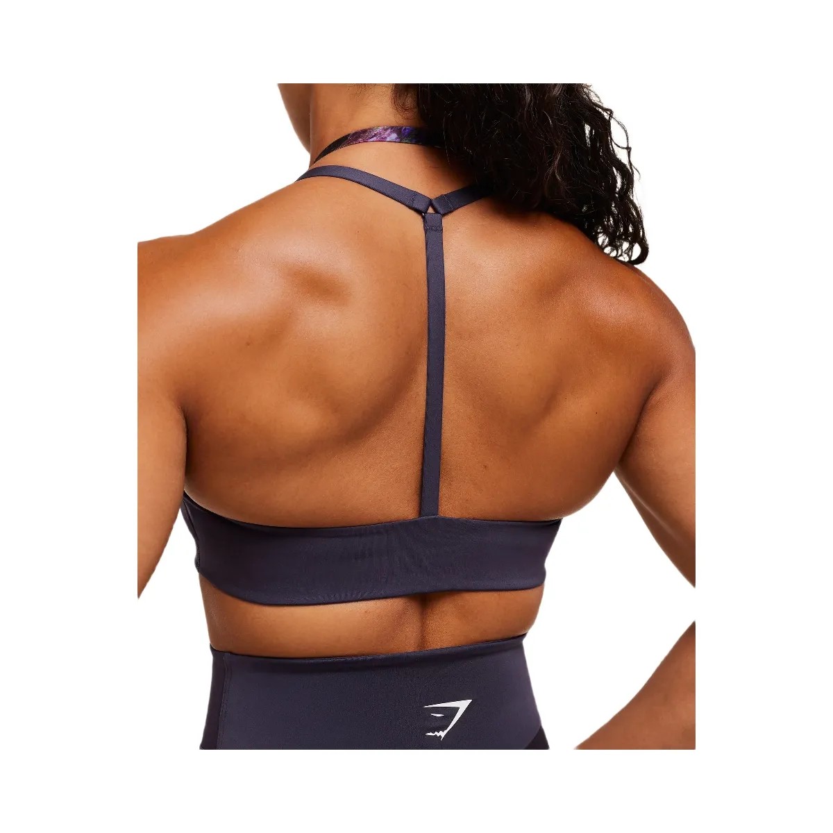 Gymshark Reps T Back Sports Bra - Midnight Purple/Morning Blue - HypeFly India View 6