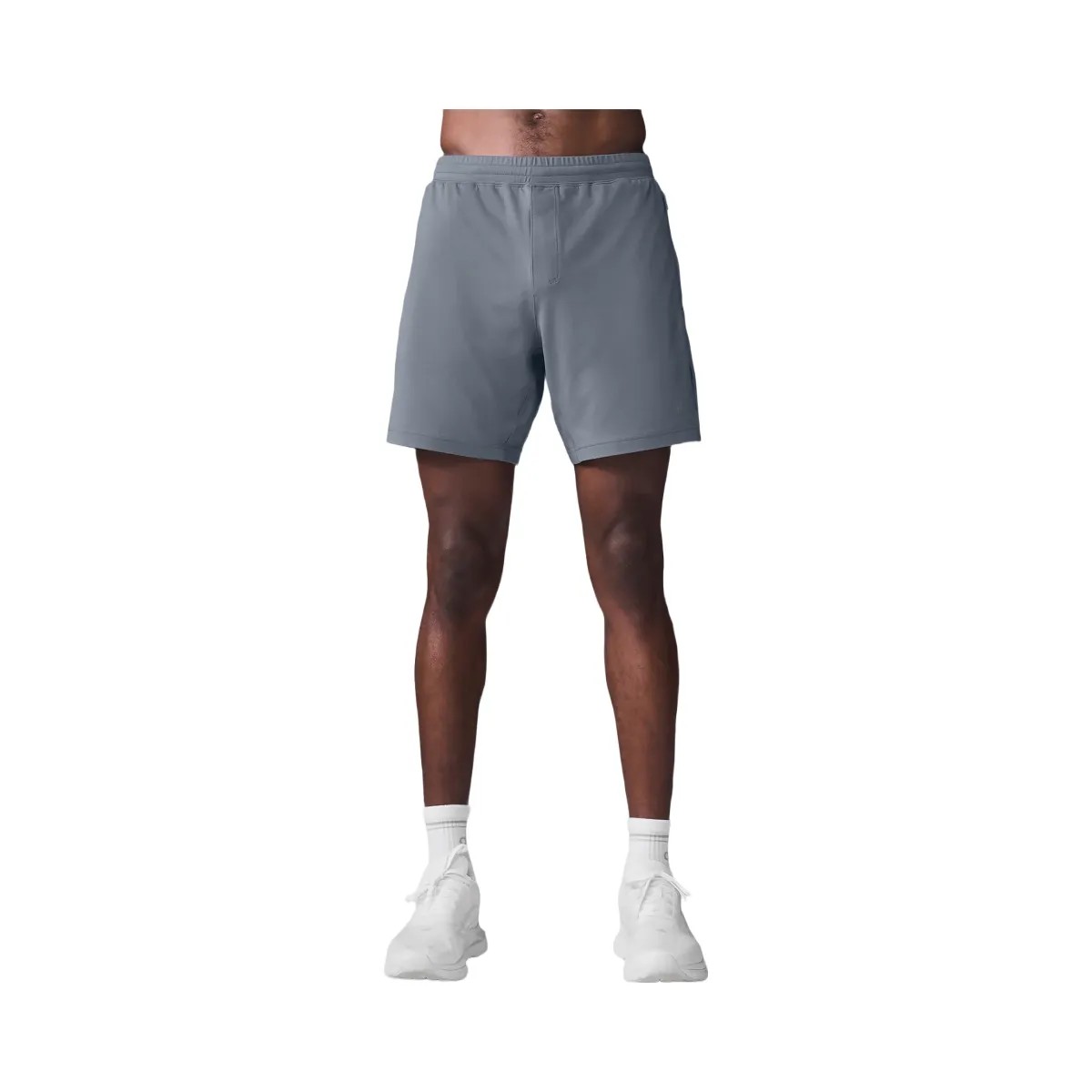 Alo Men's 7" Conquer React Performance Short - Steel Grey - HypeFly India View 1