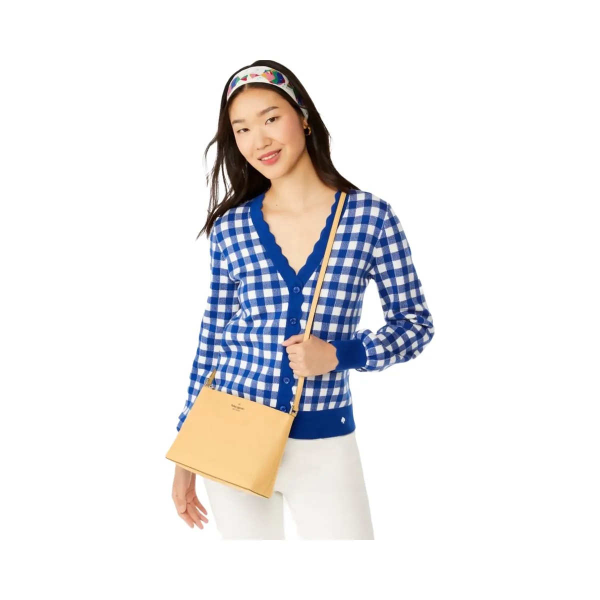 Kate Spade Leila Medium Crossbody Fresh Hay - HypeFly India View 2