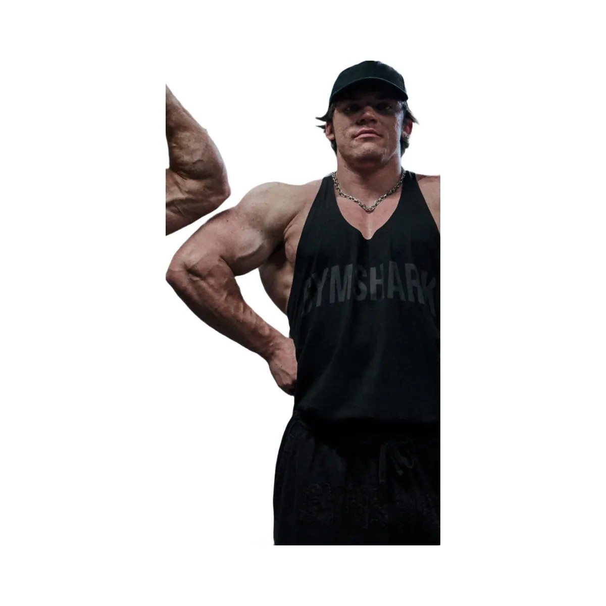 Gymshark Power Stringer - Charcoal Core Marl - HypeFly India View 3