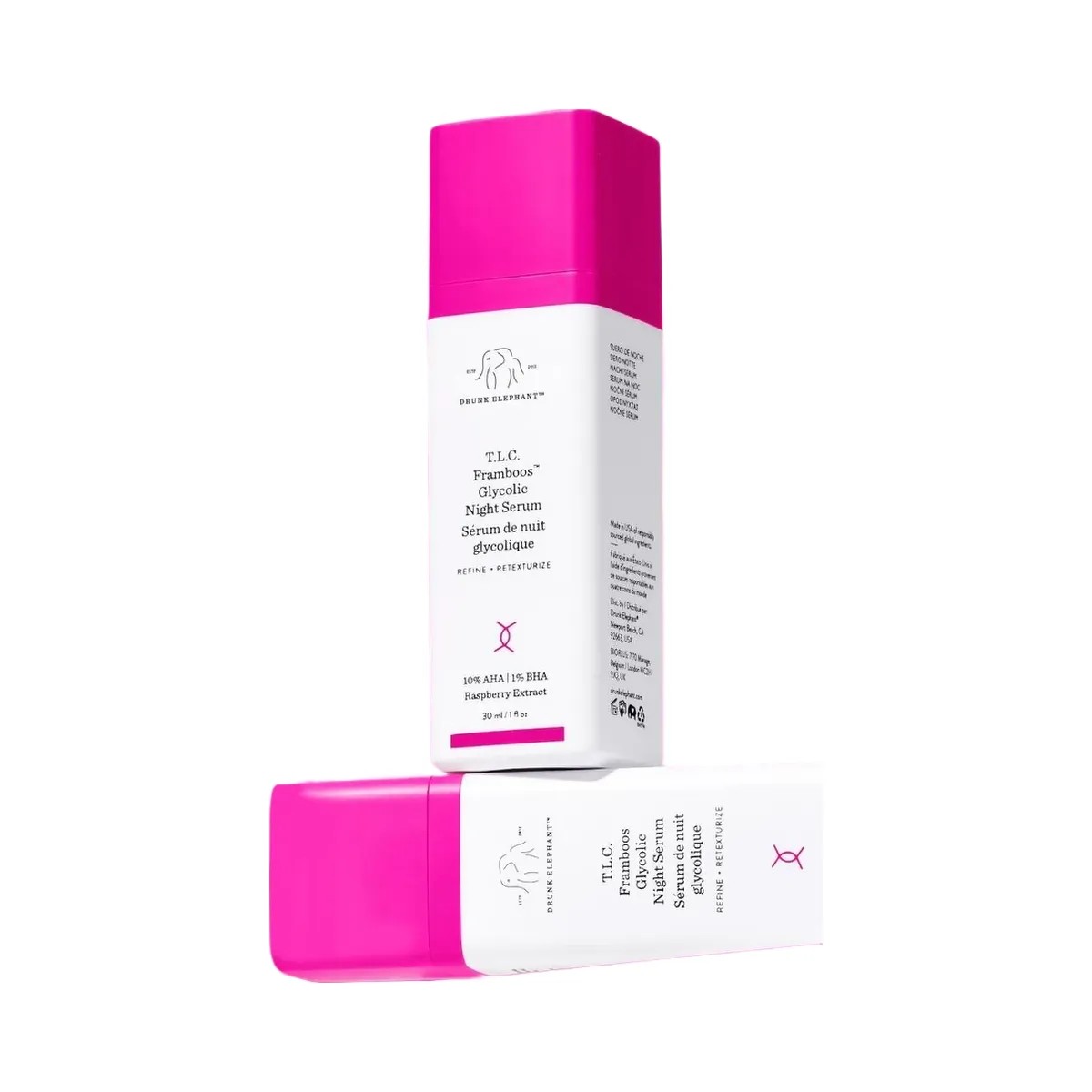 Drunk Elephant T.L.C Framboos Glycolic Resurfacing Night Serum - HypeFly India View 4