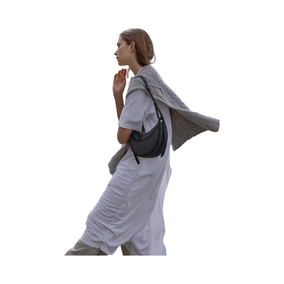 Polene Numero Dix Duo Black Canvas - HypeFly India View 4