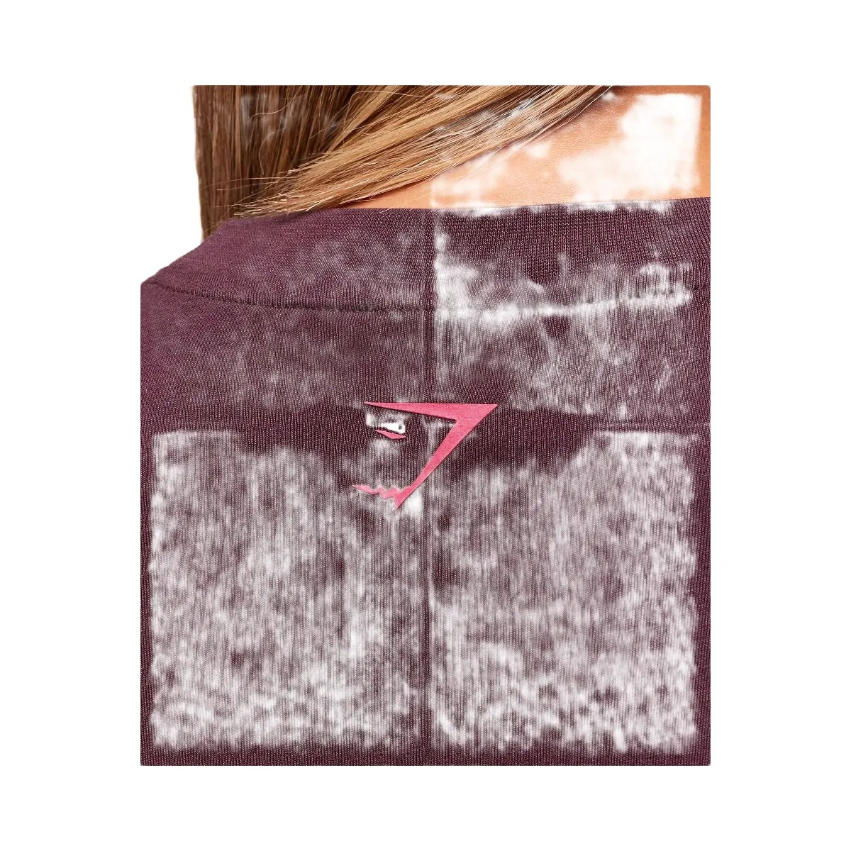 Gymshark Block Oversized T-Shirt - Cherry Purple - HypeFly India View 4