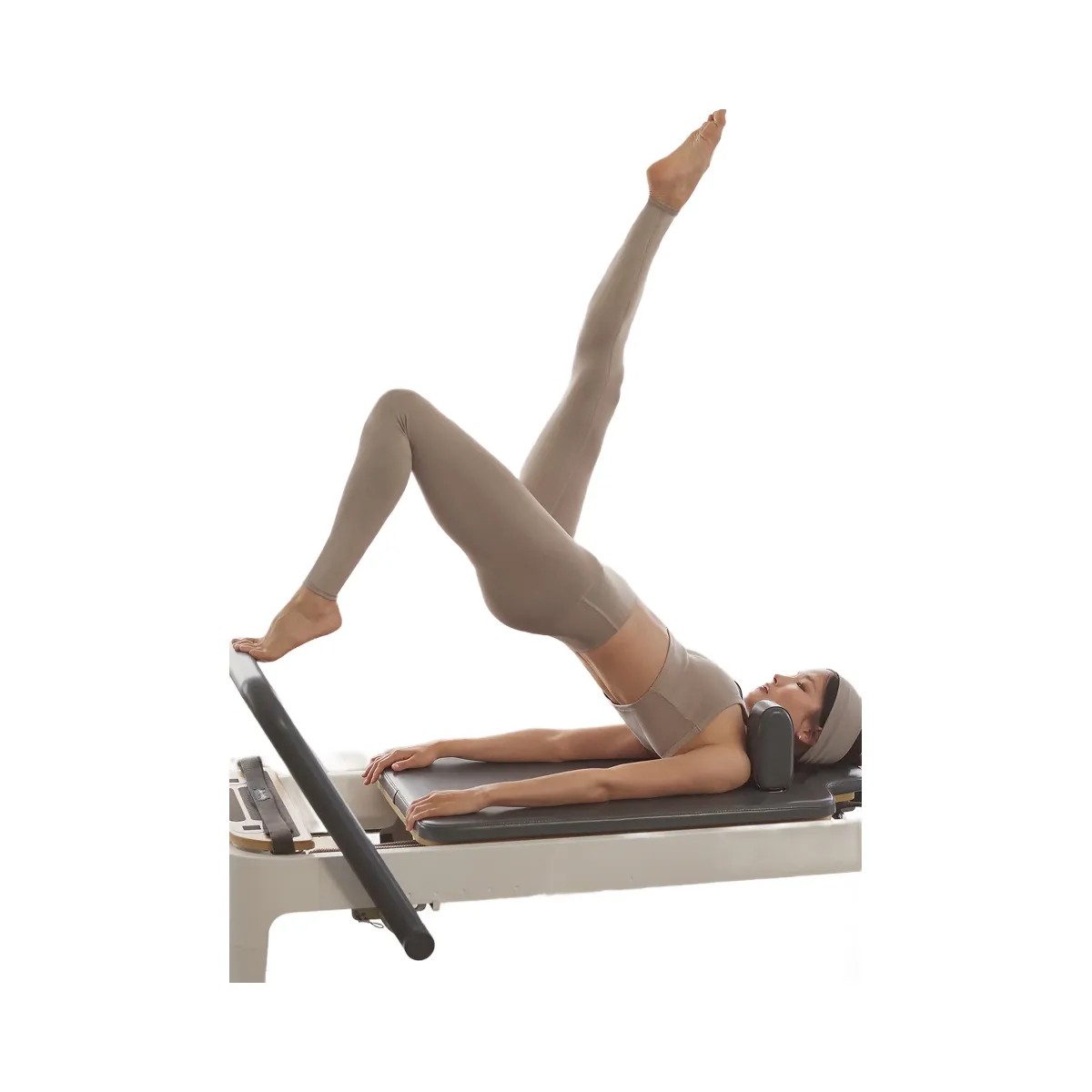 Alo Women's 7/8 High-Waist Airlift Legging - Gravel - HypeFly India View 6