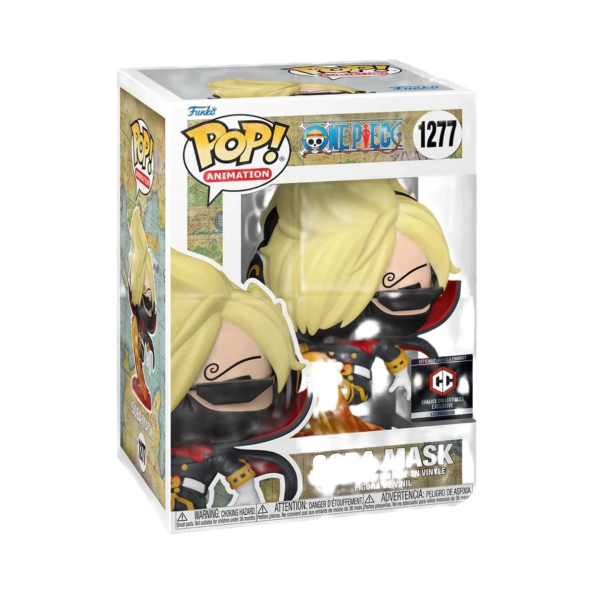 Funko Pop! ANIMATION: ONE PIECE SANJI with RED SUIT SOBA MASK #1277 - HypeFly India View 1