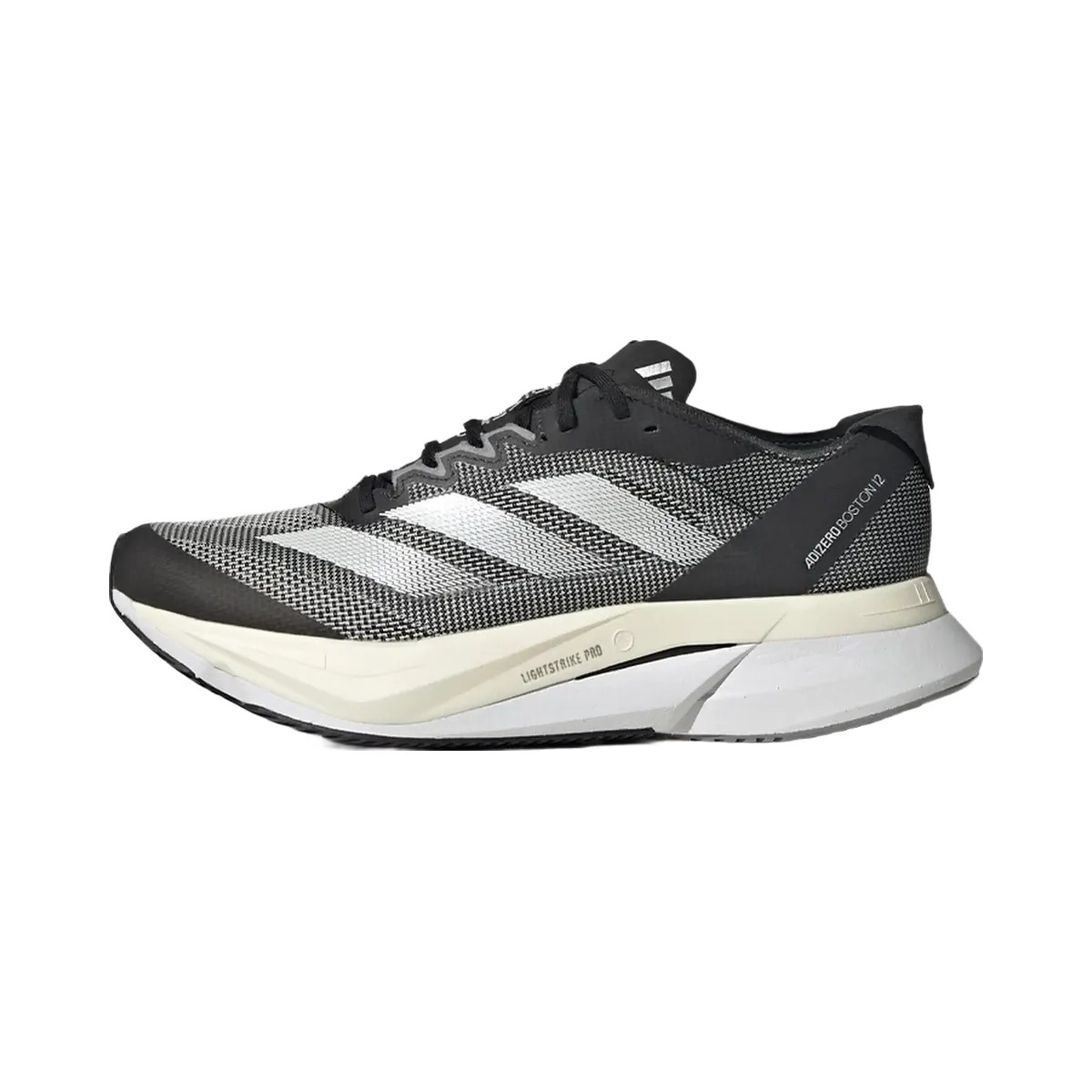 Adidas Adizero Boston 12 Core Black Cloud White Carbon - HypeFly India View 2