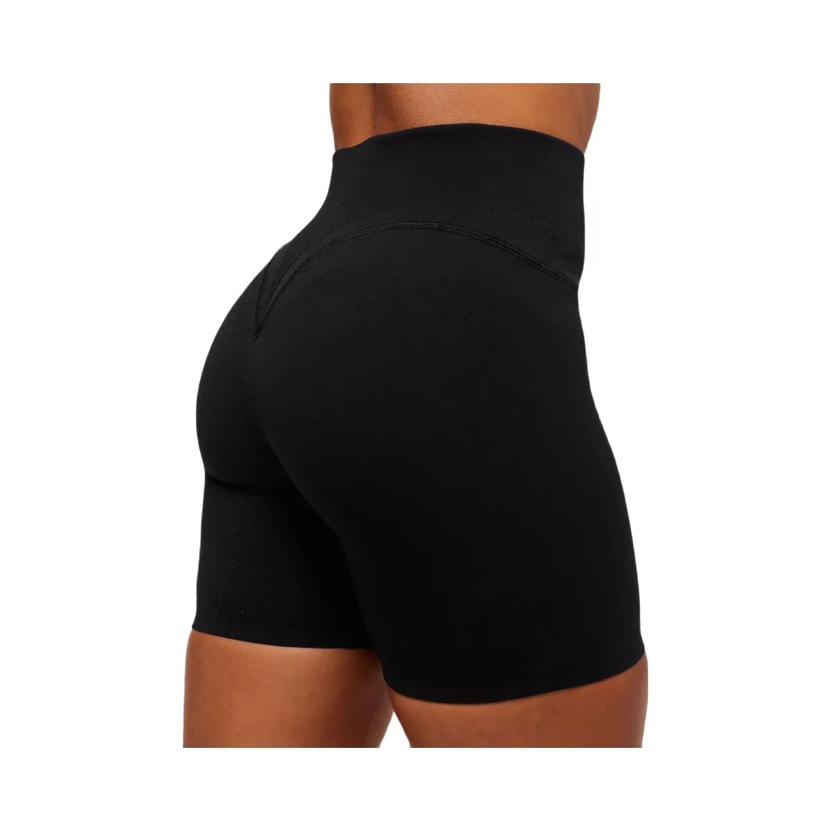 Gymshark Activate Seamless Shorts - Black - HypeFly India View 5