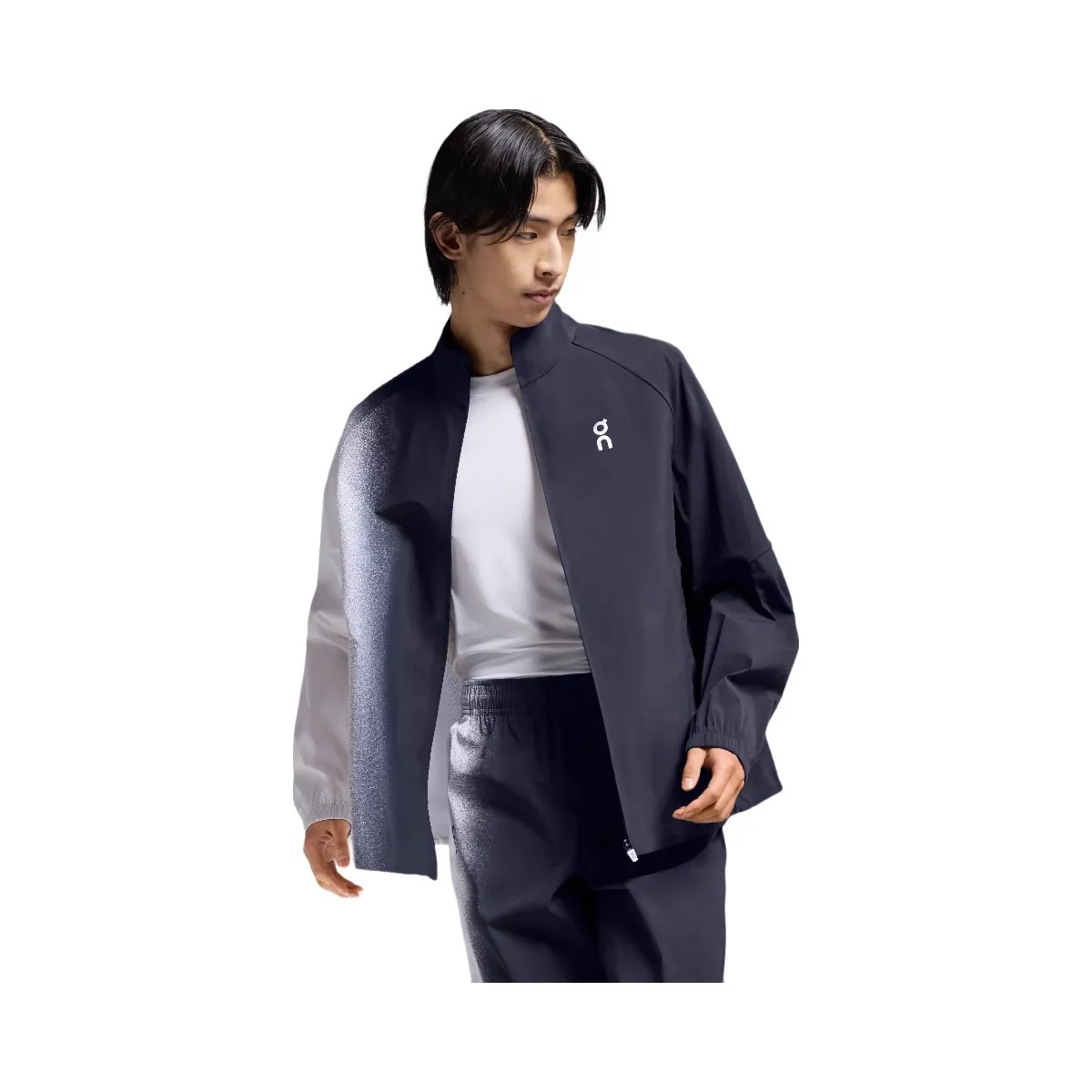 On Court Track Jacket Black | White - HypeFly India View 4
