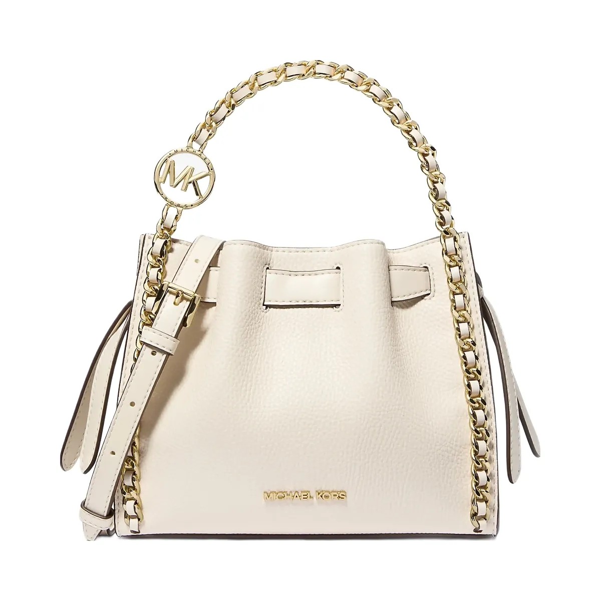 Michael Kors Mina Small Chain Crossbody Bag Lt Cream - HypeFly India View 1