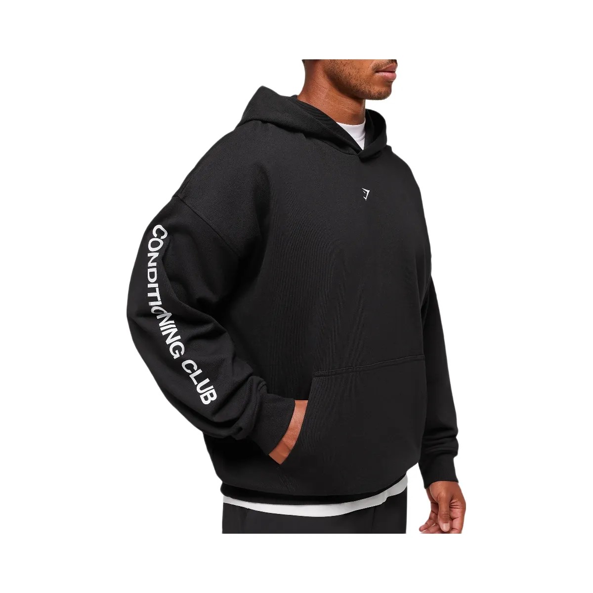 Gymshark GSCC Hoodie - Black - HypeFly India View 4