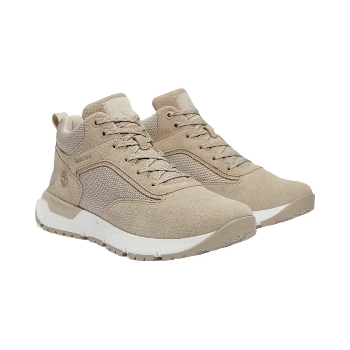 Timberland Voyager Park Mid Lace-Up Sneaker Light Taupe Suede Men'S - HypeFly India View 4