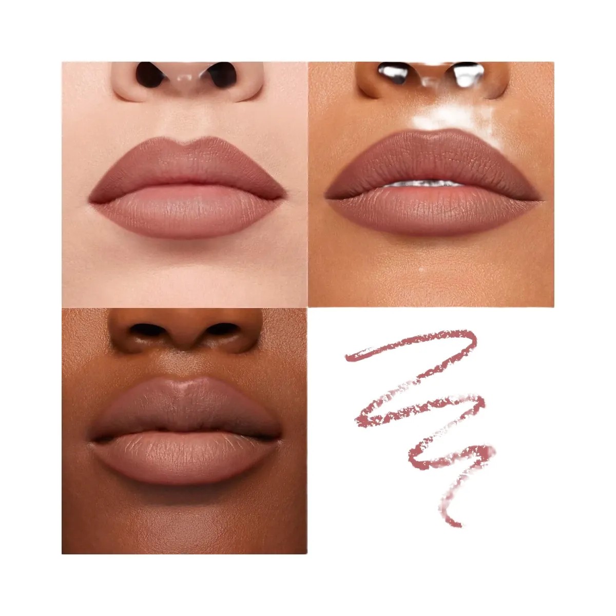 MAKEUP BY MARIO Ultra Suede Sculpting Lip Pencil - Burnt Sienna - HypeFly India View 2