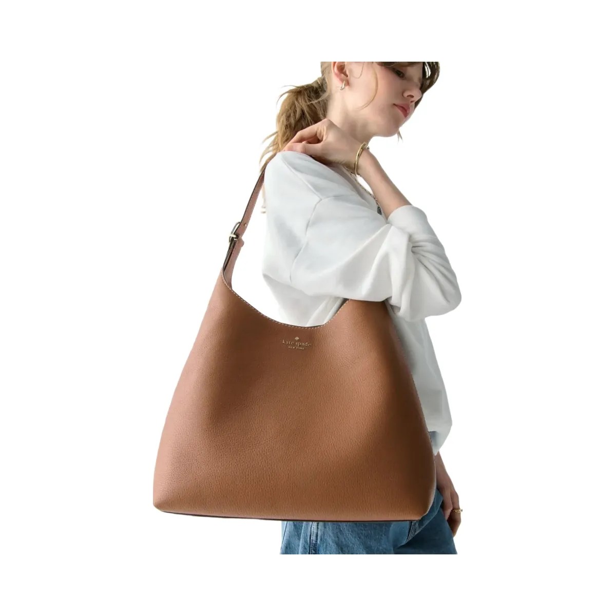 Kate Spade 454 Large Shoulder Bag Warm Gingerbread - HypeFly India View 2