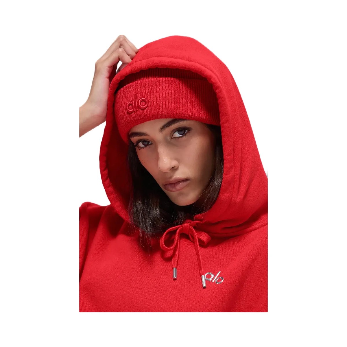Alo Notable Beanie - Bright Red - HypeFly India View 2