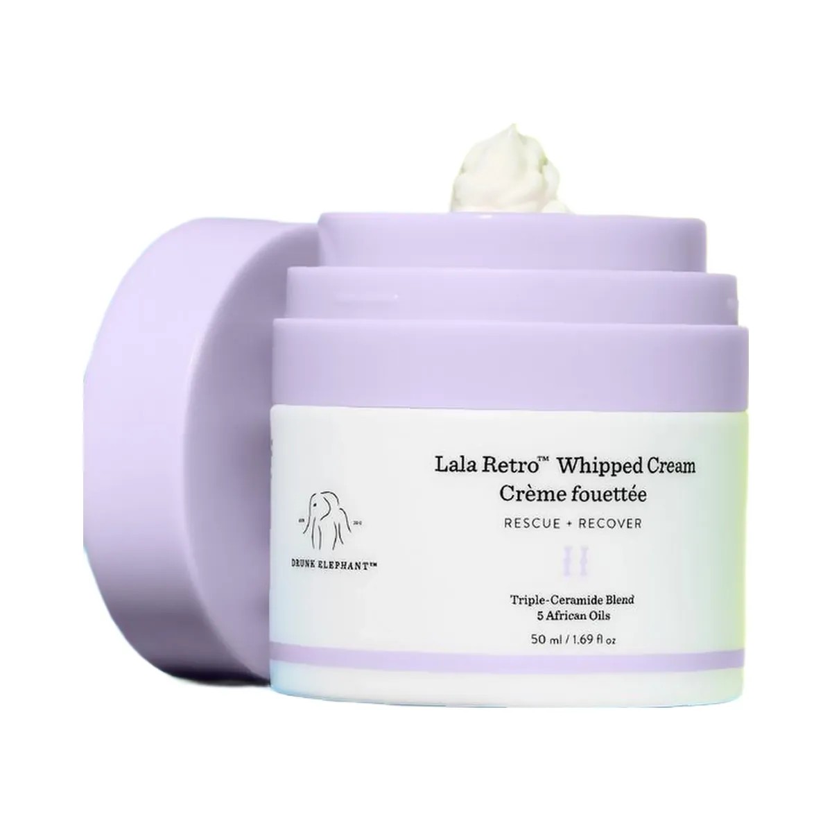 Drunk Elephant Lala Retro Whipped Cream Moisturizer with Ceramides - HypeFly India View 1