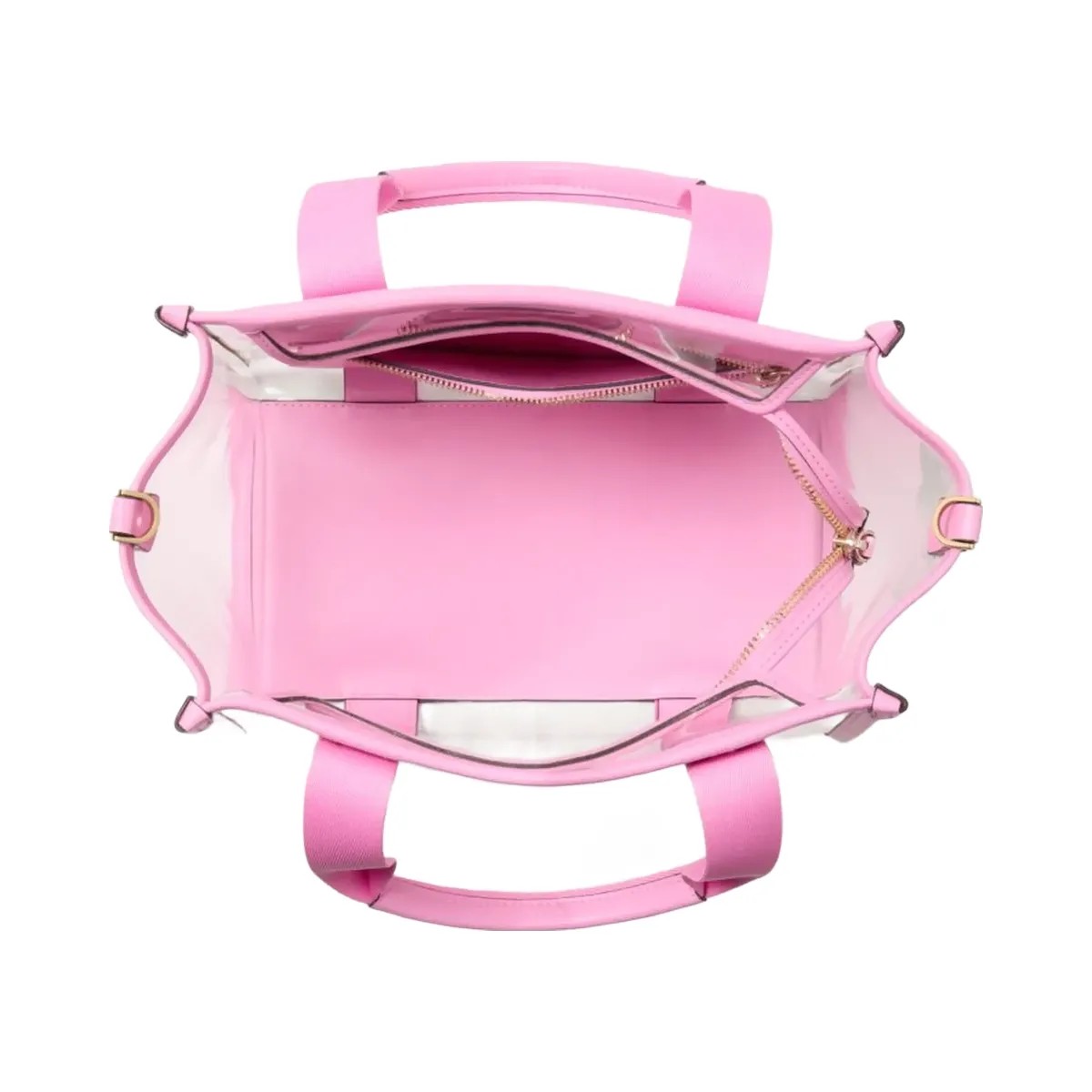 Kate Spade Kip Clear Small Tote Surf Pink - HypeFly India View 4