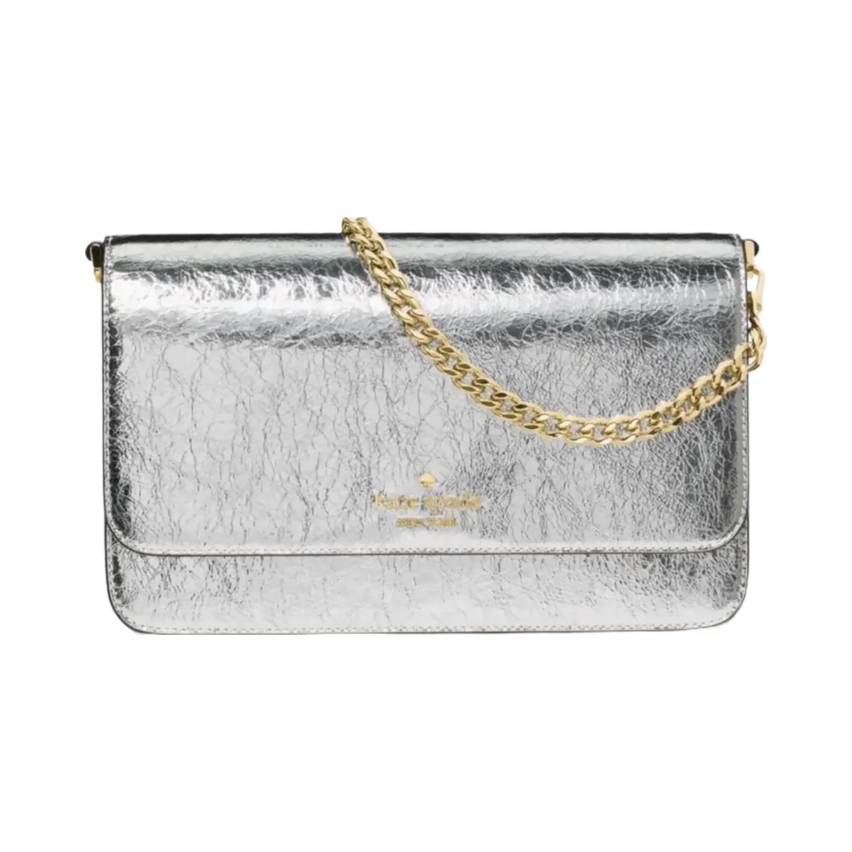 Kate Spade Madison Willow Medium Convertible Crossbody Silver - HypeFly India View 1