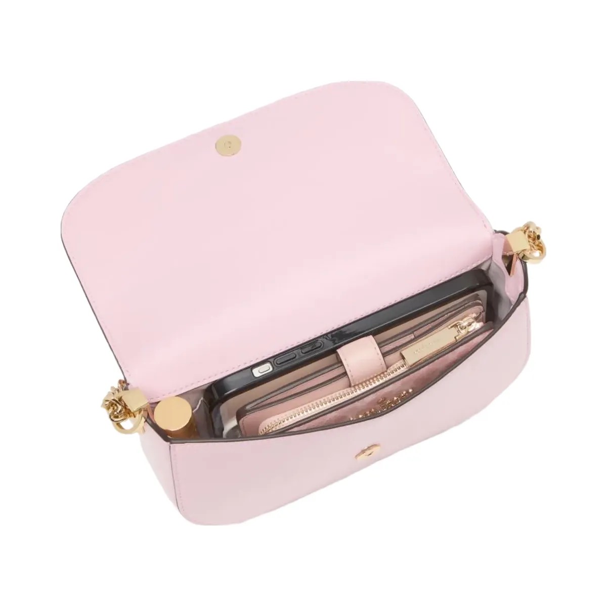 Kate Spade Krista Patent Chain Crossbody Pink Horizon - HypeFly India View 6