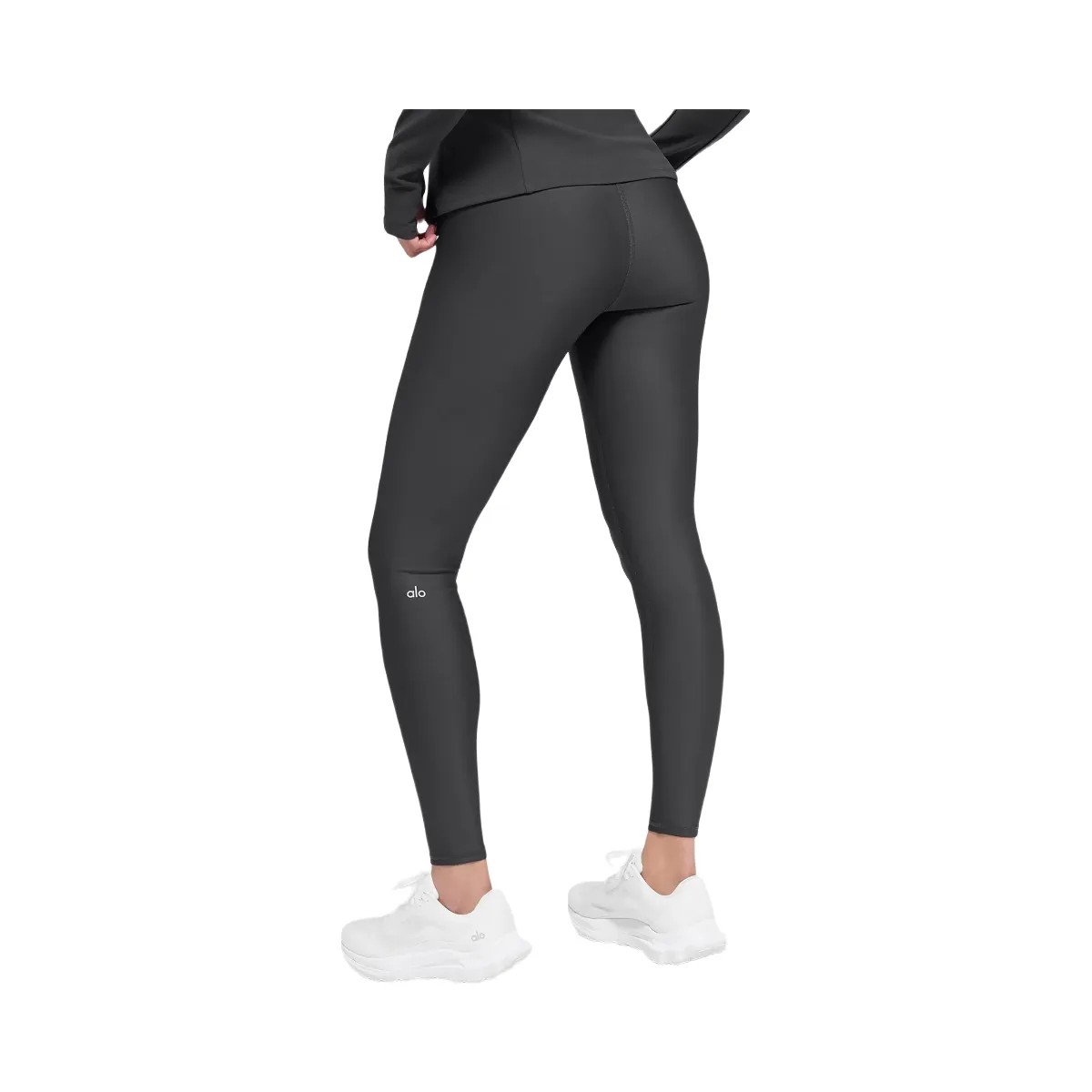 Alo Women's Airlift Winter Warm High-Waist Legging - Anthracite - HypeFly India View 1