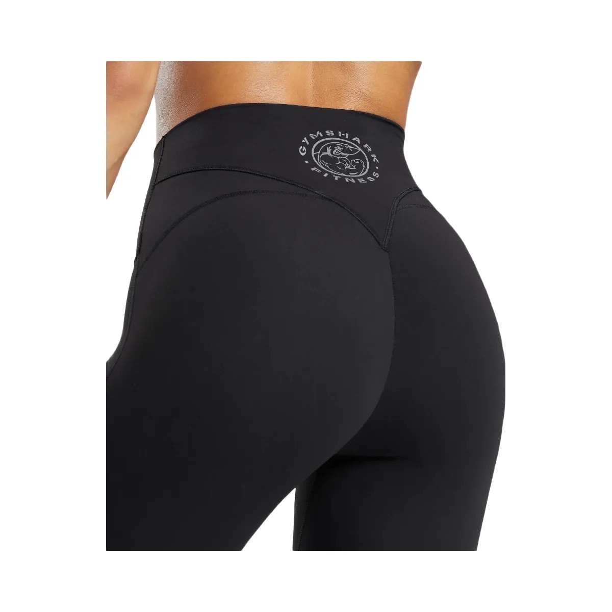 Gymshark Legacy Regular Leggings - Black - HypeFly India View 5