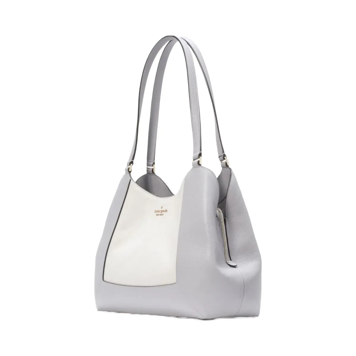 Kate Spade Lena Colorblock Large Triple Compartment Shoulder Bag Mountain Grey Multi - HypeFly India View 3