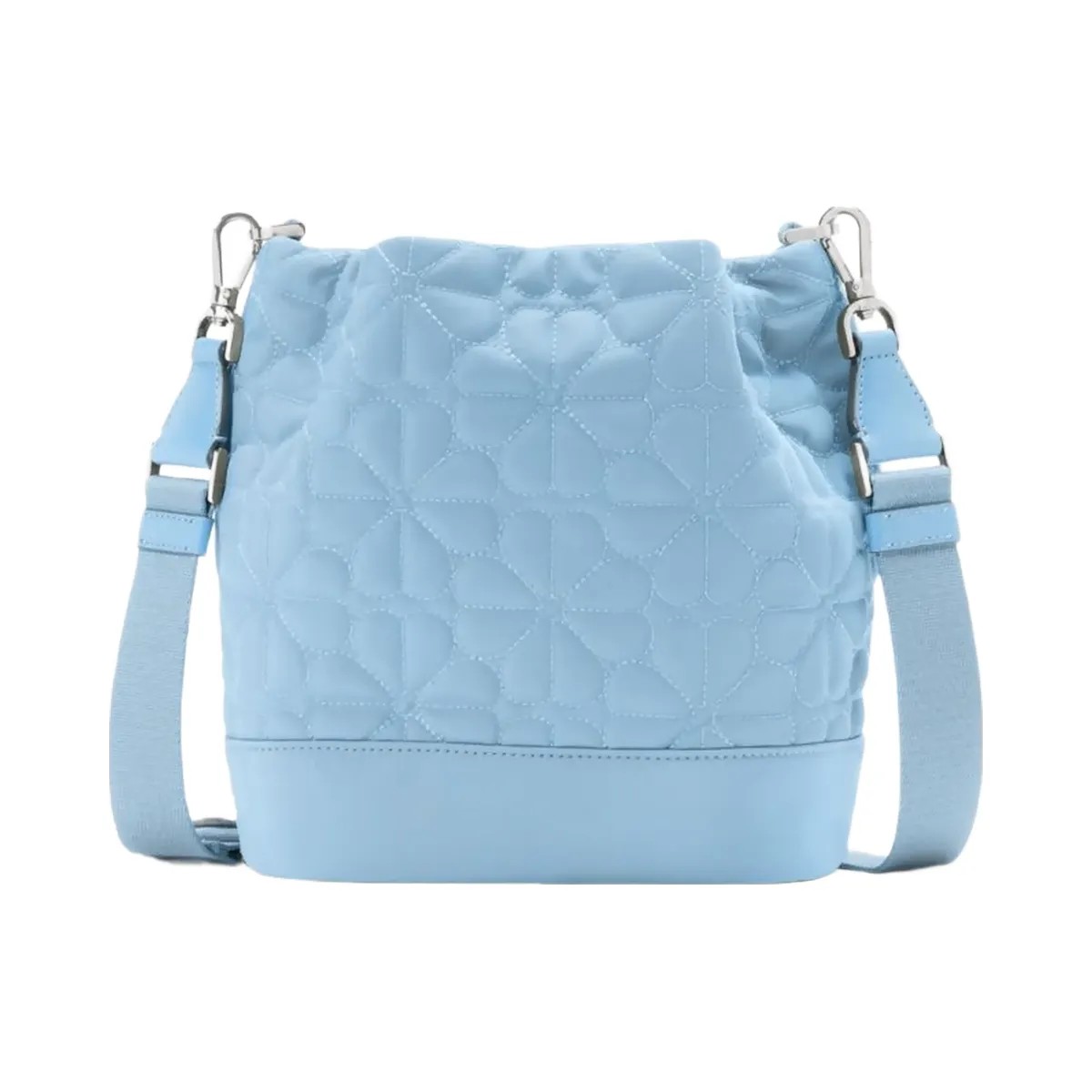 Kate Spade Flower Quilted Fabric Bucket Bag Montauk Blue - HypeFly India View 5