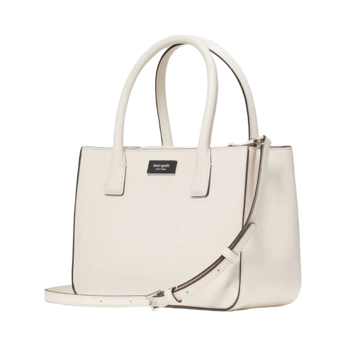 Kate Spade Sam Icon Square Tote Parchment - HypeFly India View 4
