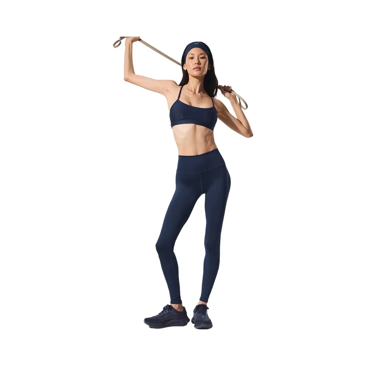 Alo Women's High-Waist Airlift Legging - Navy - HypeFly India View 5