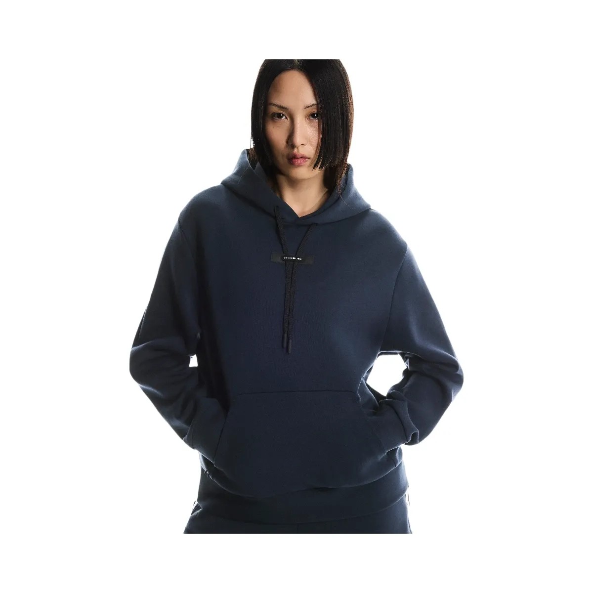 On Focus Tech Hoodie Navy  - HypeFly India View 2