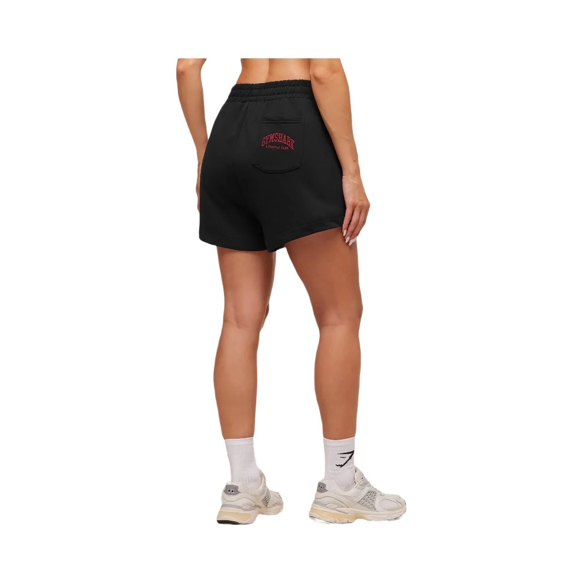 Gymshark Collegiate Graphic Short - Black - HypeFly India View 2
