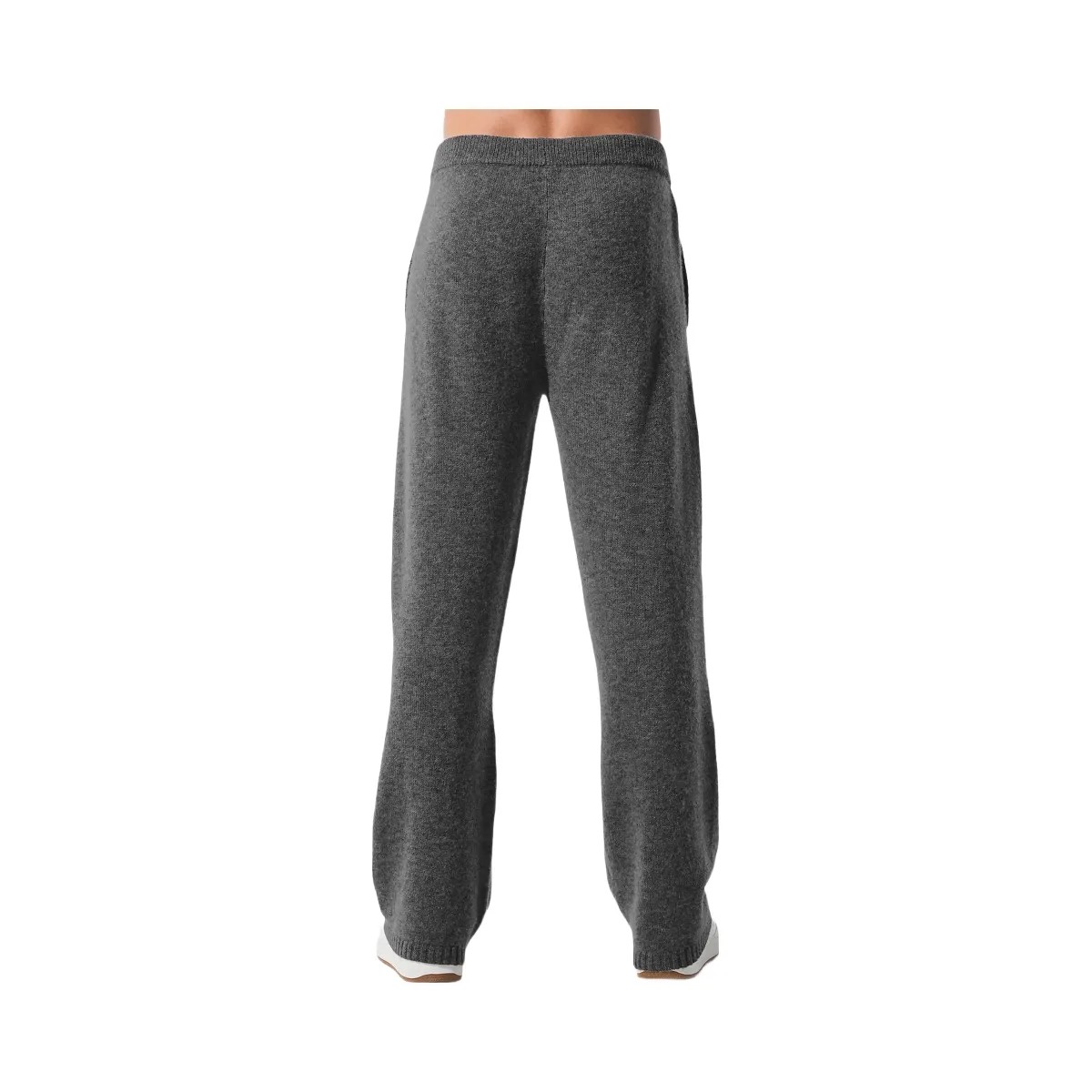 Alo Men's Wool Cashmere New Class Sweatpant - Platinum Grey - HypeFly India View 3