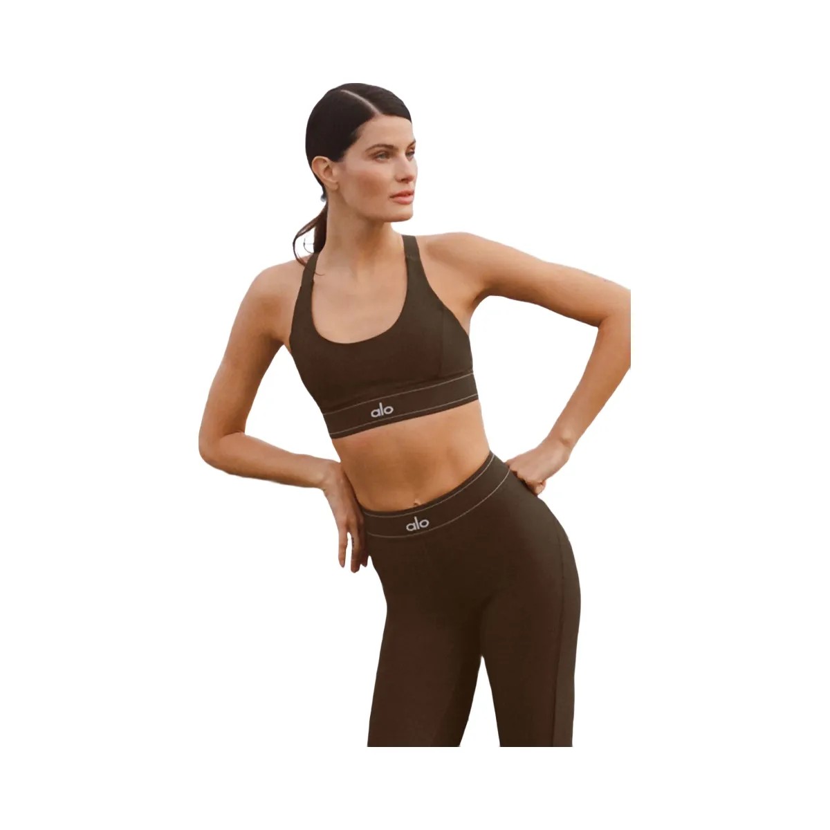 Alo Women's Airlift Suit Up Bra - Espresso - HypeFly India View 6